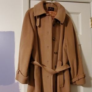 Vintage Gleneagles Scottish Cashmere Blend Coat